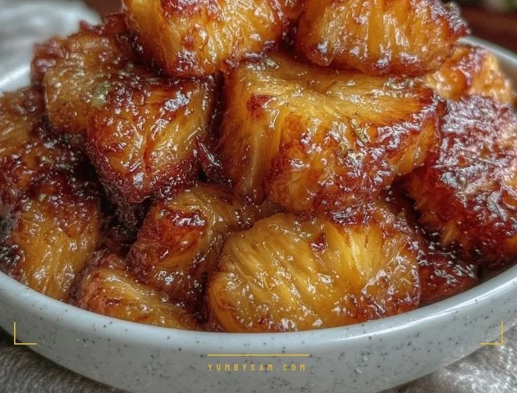 Air Fryer Pineapple Chunks