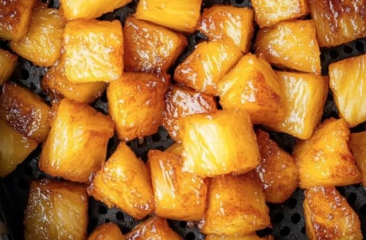 Air Fryer Pineapple Chunks