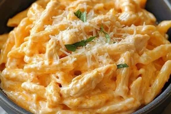 Buffalo Chicken Alfredo Pasta