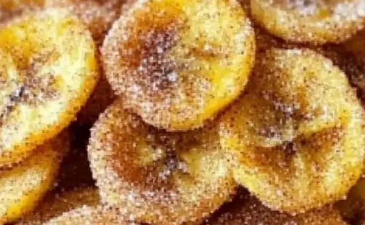 Cinnamon-Sugar Air Fryer Banana Chips