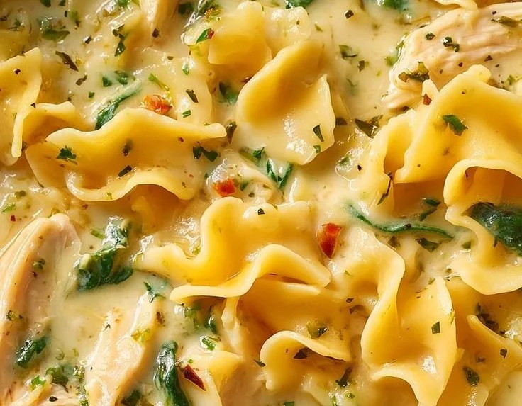 Creamy Chicken Lasagna Soup