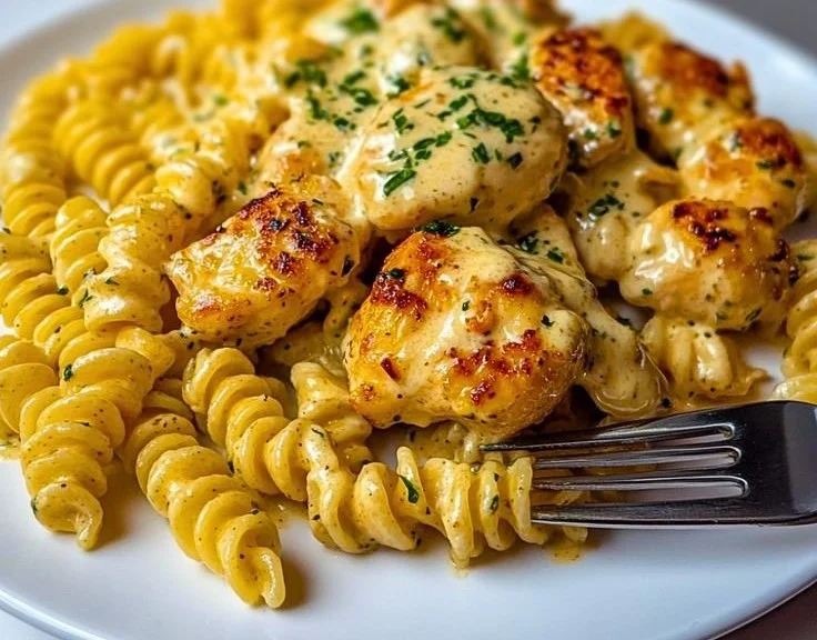 Creamy Garlic Parmesan Chicken Pasta