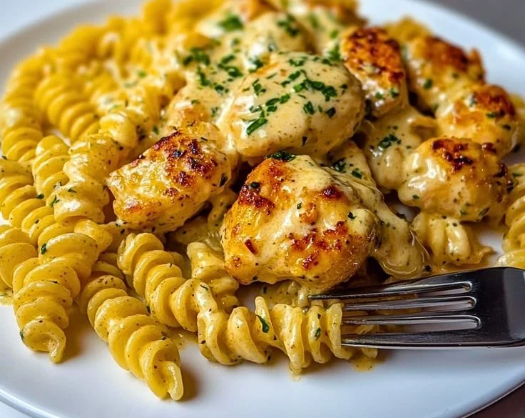 Creamy Garlic Parmesan Chicken Pasta