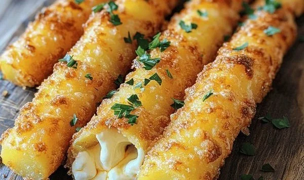 Crispy Potato Cheese Sticks