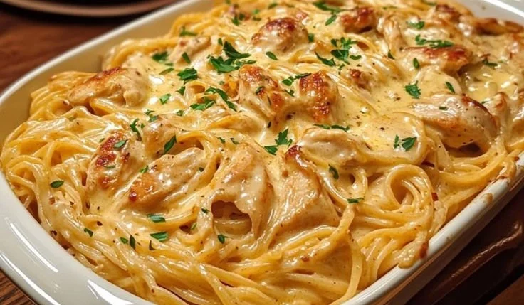 Garlic Butter Chicken Linguine
