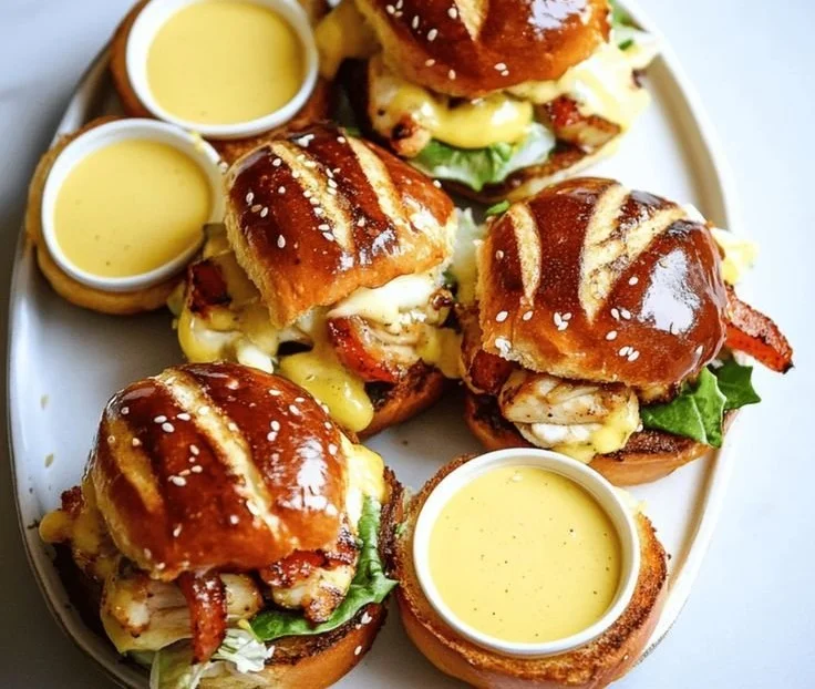 Honey Mustard BLT Chicken Sliders