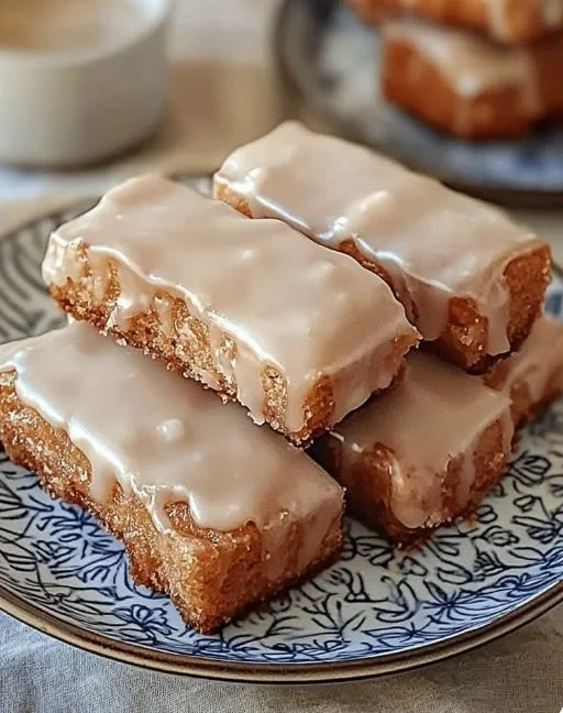 Irresistible Soft Baked Maple Donut Bars