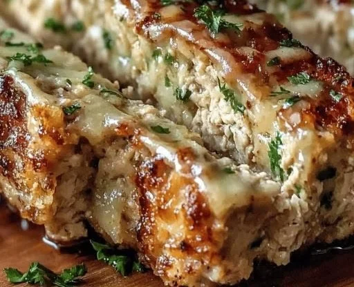 Juicy Garlic Parmesan Chicken Meatloaf: Comfort Food Delight