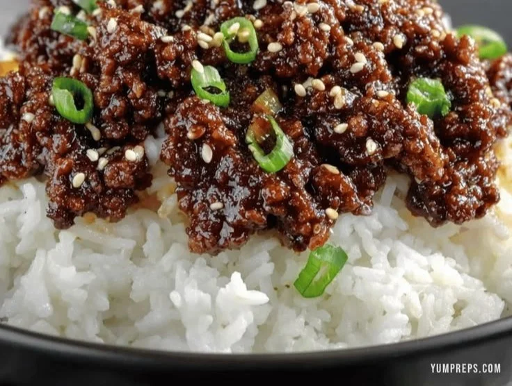 Korean Ground Beef Bowl