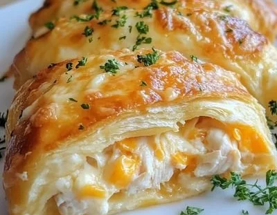 Melt-in-Your-Mouth Cheesy Chicken Crescent Roll