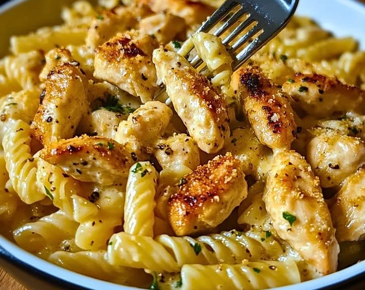 One-Pot Garlic Parmesan Chicken Pasta