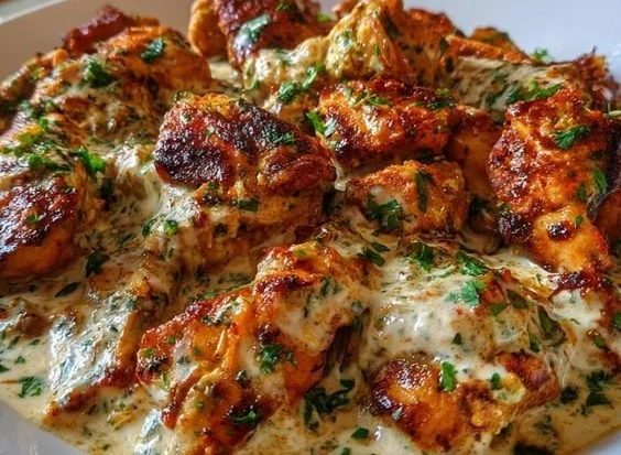 Turkish Chicken with Creamy White Sauce: A Flavor Delight!